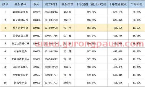 十年定投计划买什么基金好(十年定投收益) 十年定投计划买什么基金好(十年定投收益)